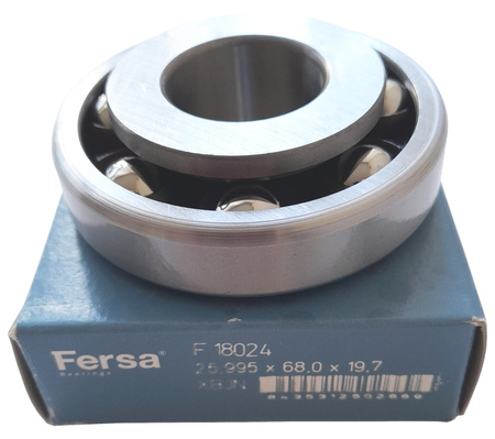 Łożysko F18024 FERSA kulkowe proste 25,995 x 68,013 x 21,55 mm
