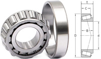 48286/48220 TIMKEN Łożysko stożkowe 123,825 x 182,562 x 39,688 mm