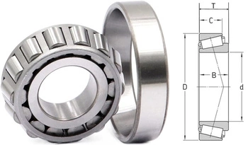 32205BF FERSA Łożysko stożkowe 25 x 52 x 19,25 mm